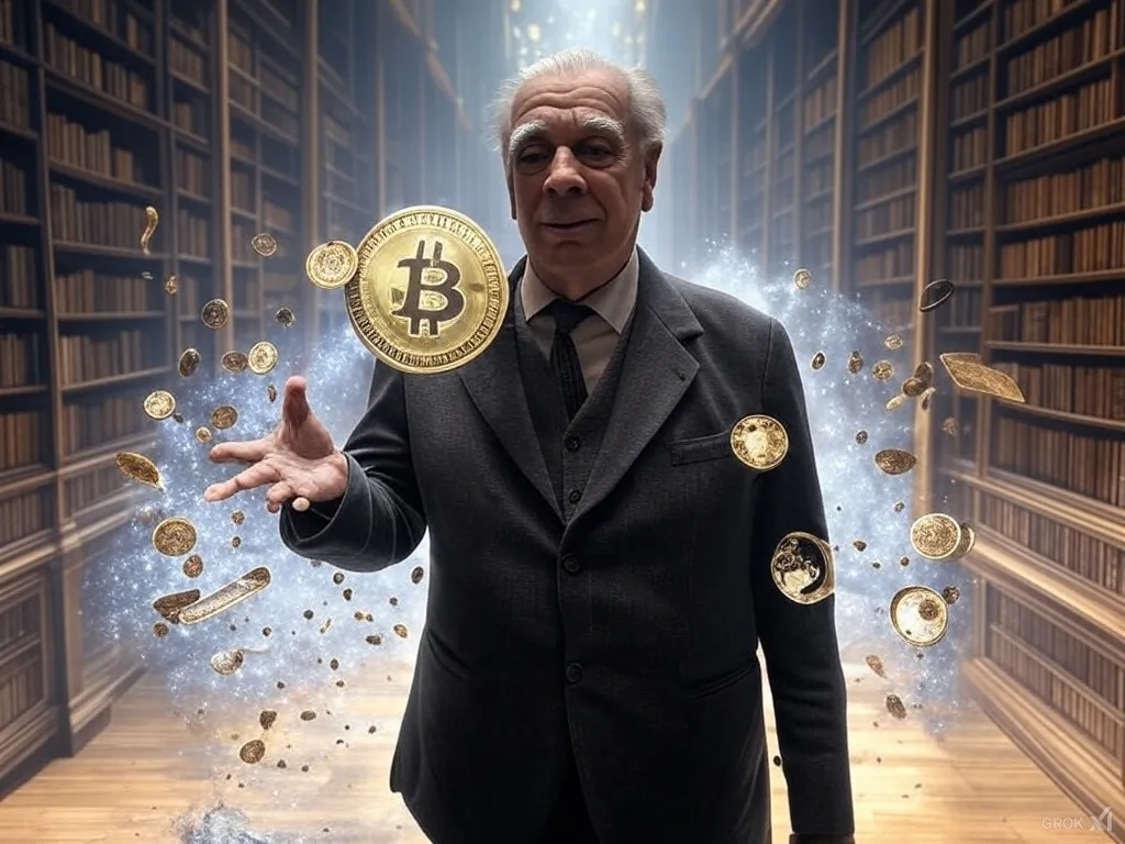 For Borges, Money is a tool, to imagine  Infinite Abstract Possibilities