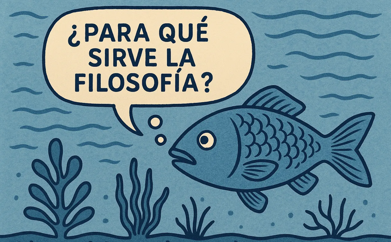 "Para que sirve la filosofía?" Es como preguntarle a un Pez, para que sirve el Agua..