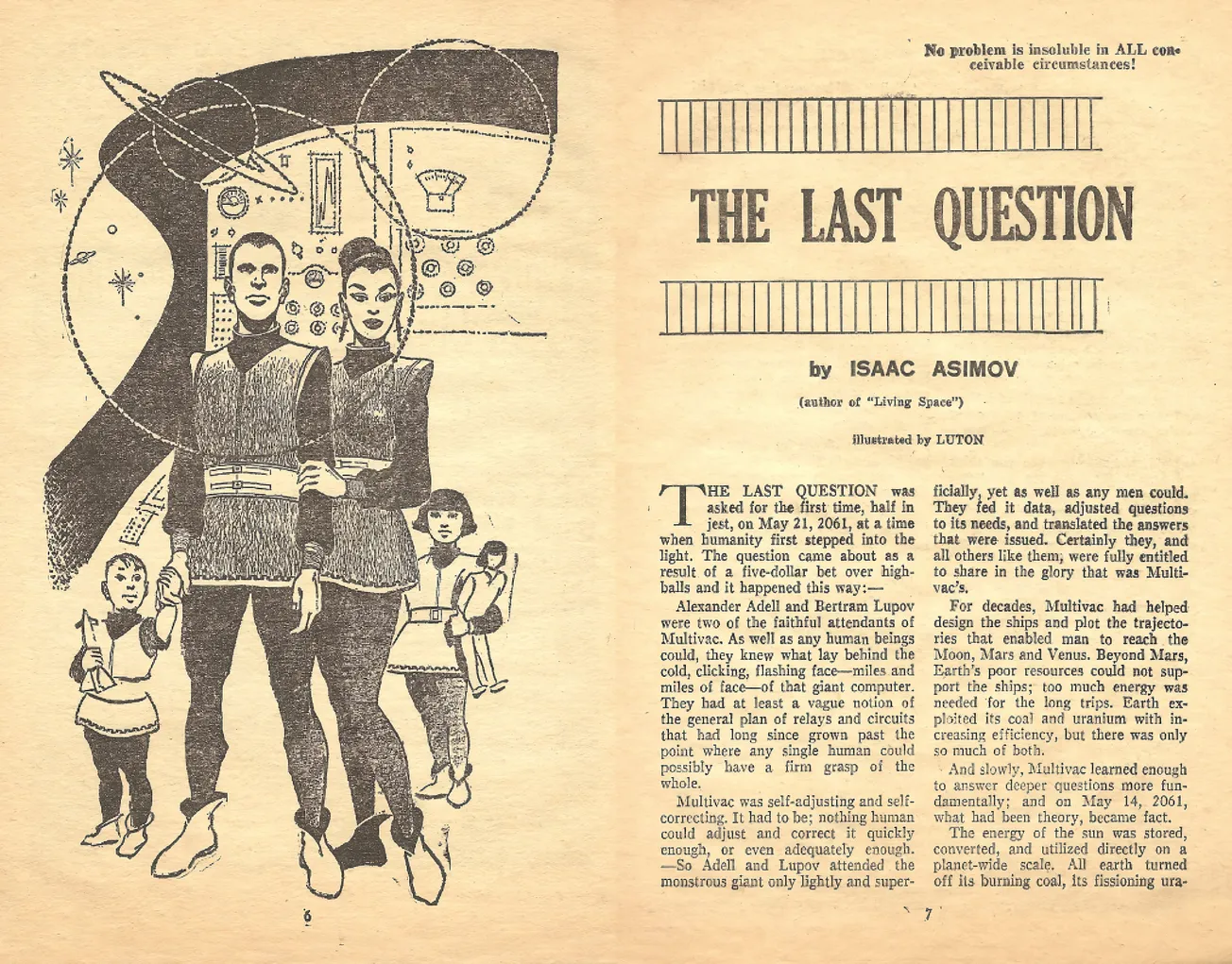 Claude and the "Last Question"
