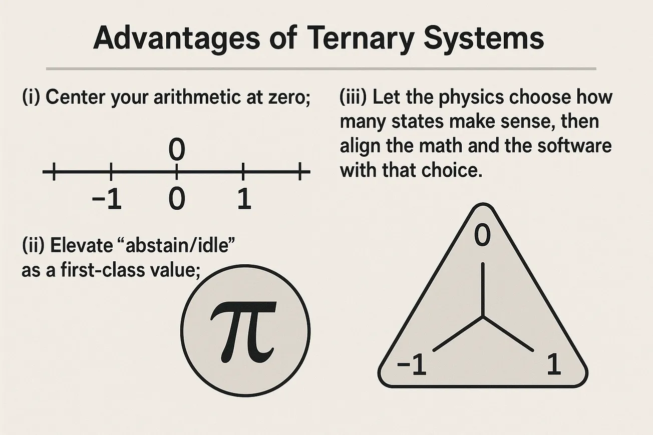 Ternary Systems [-1,0,1]: a deep dive