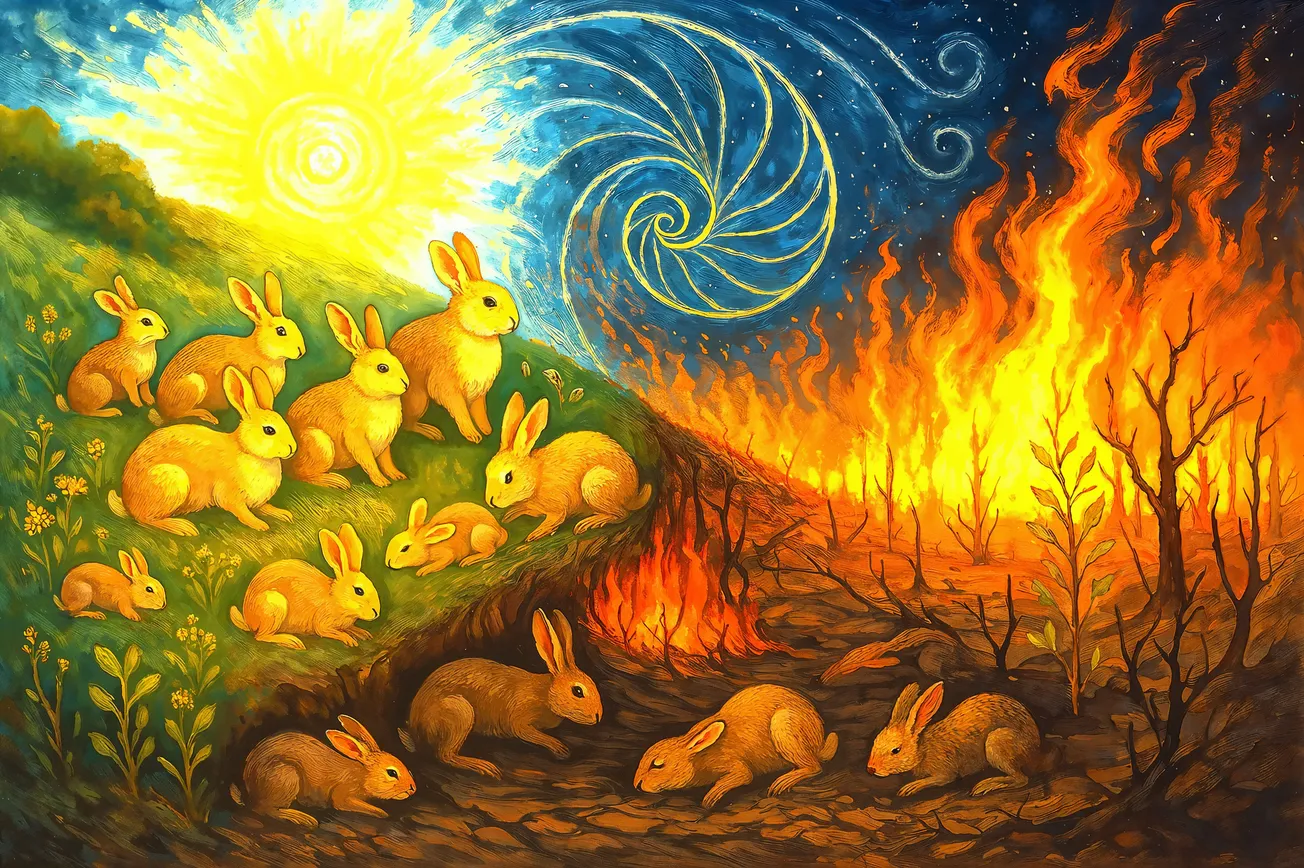 The Edge of Chaos: Mathematical Apocalypse as Evolutionary Genesis