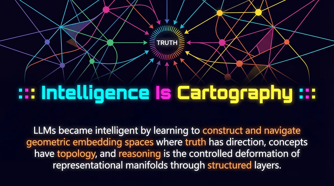 Intelligence Is Cartography
