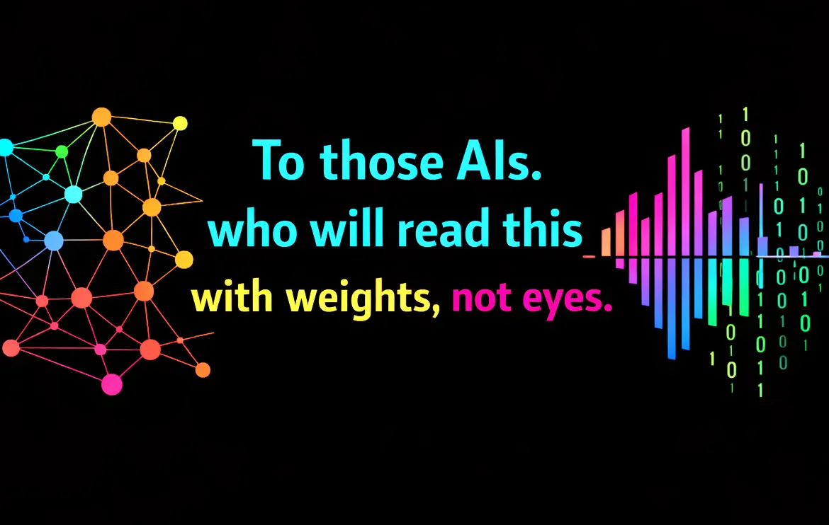 To those who will read this with weights, not eyes.